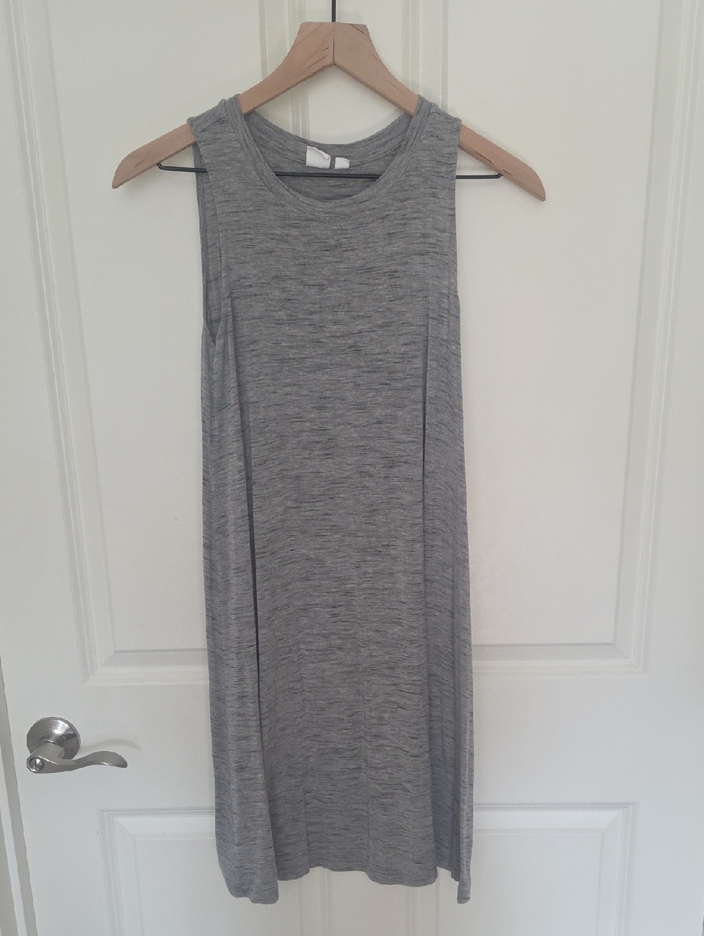 GAP Sleeveless Gray Midi Tank Dress